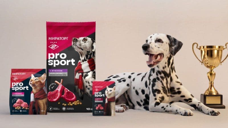 «Мираторг» выпустил линейку кормов ProSport в коллаборации с клубом «Спартак-Москва»