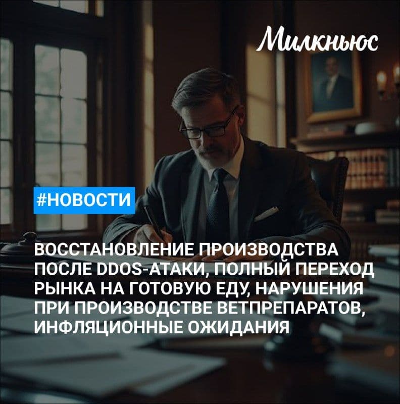 Пискарёвский молочный завод восстанавливает производство после DDoS-атаки